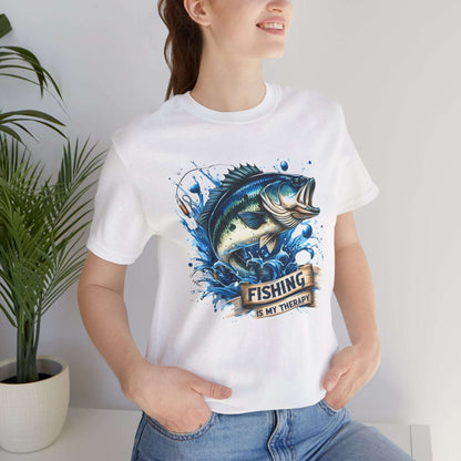 Fishing Is My Therapy Unisex Tee