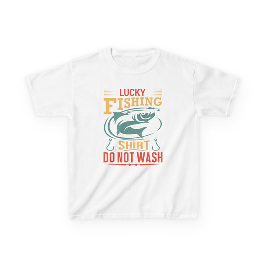 Lucky Fishing Kids Tee - Perfect for Young Anglers & Fishing Enthusiasts