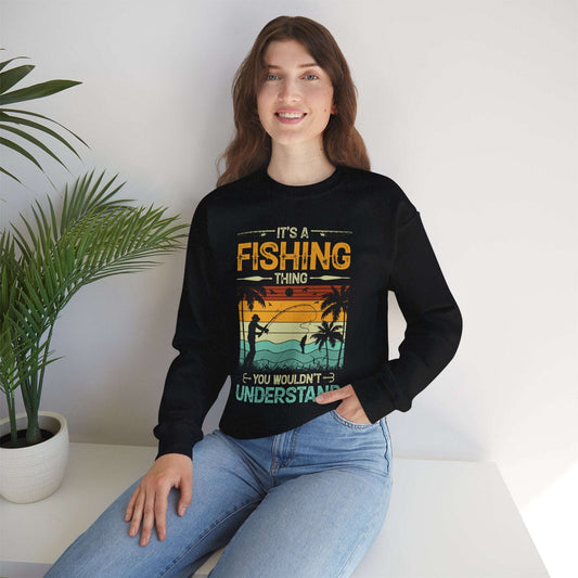 Fishing Things Unisex Crewneck Sweatshirt – Perfect for Anglers