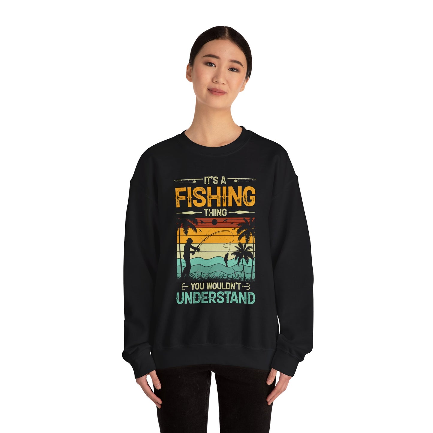 Fishing Things Unisex Crewneck Sweatshirt – Perfect for Anglers
