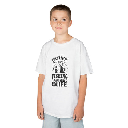Father & Son Fishing Partners Life Kids Tee