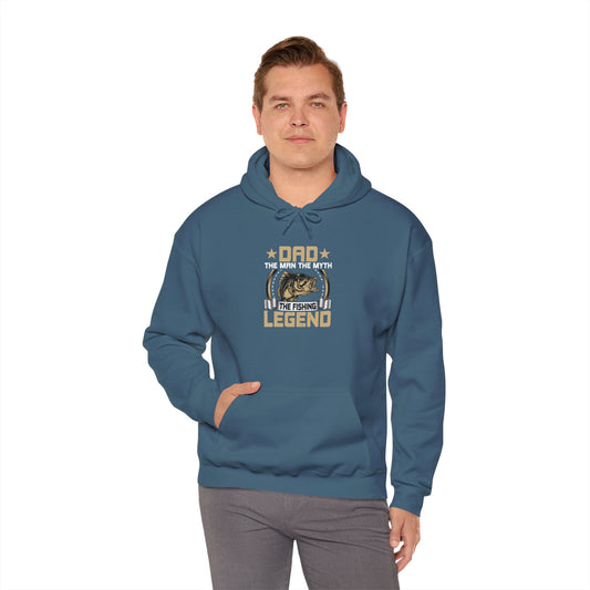 Fishing Legend Dad Hoodie - Unisex Heavy Blend™ Sweatshirt for Fathers