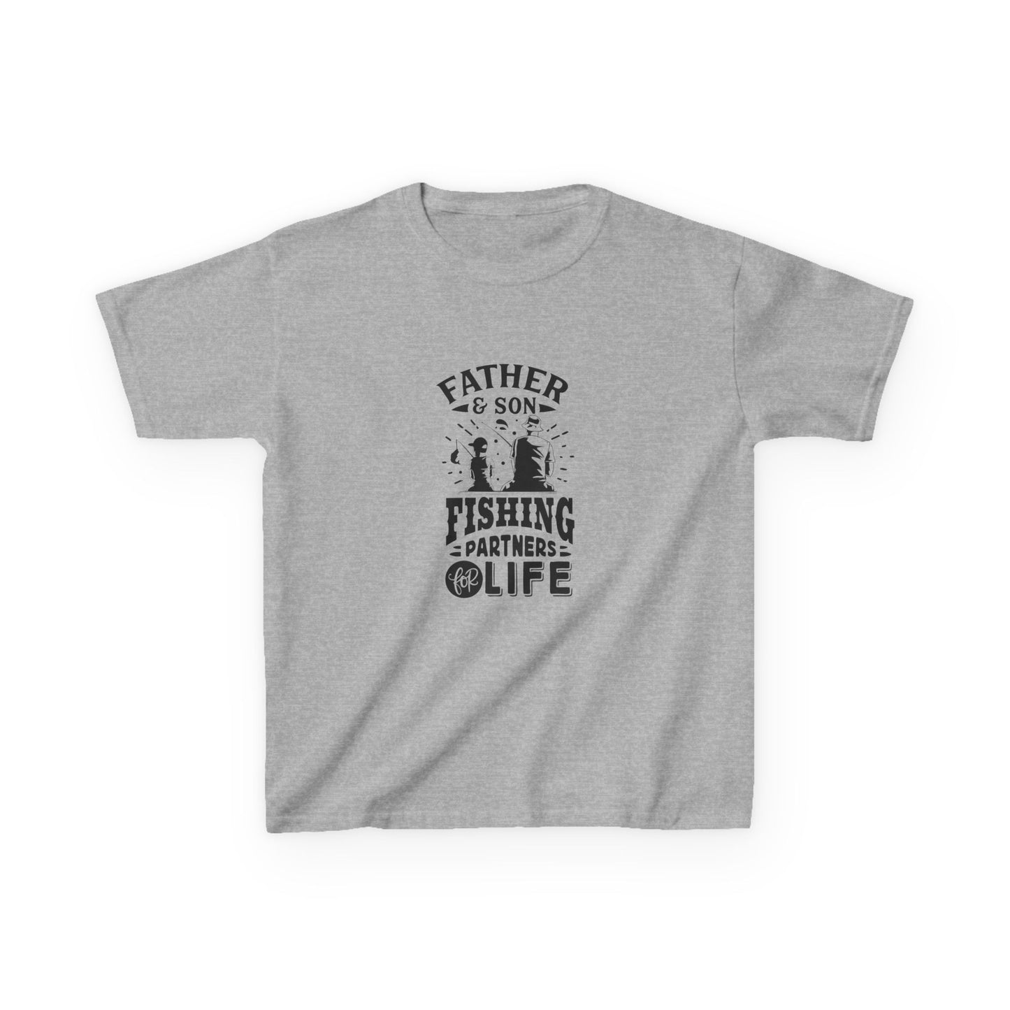 Father & Son Fishing Partners Life Kids Tee