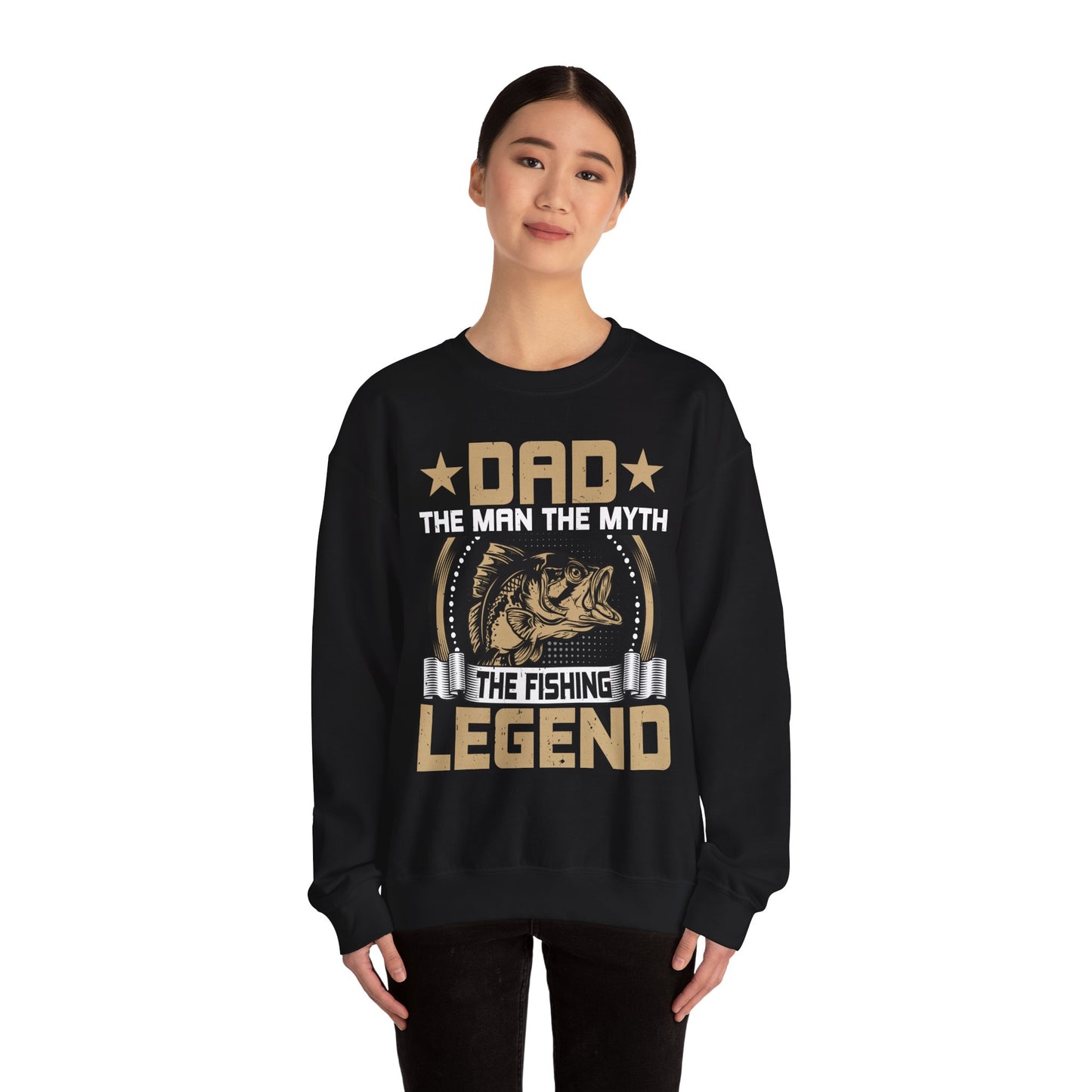 Fishing Legend Sweatshirt for Dad | Unisex Crewneck | Perfect Gift for Father's Day
