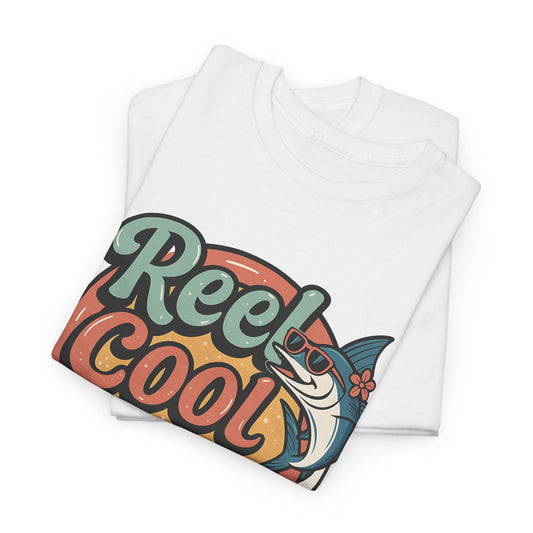 Reel Cool Mama Unisex Heavy Cotton Tee - Fun Fishing Graphic T-Shirt