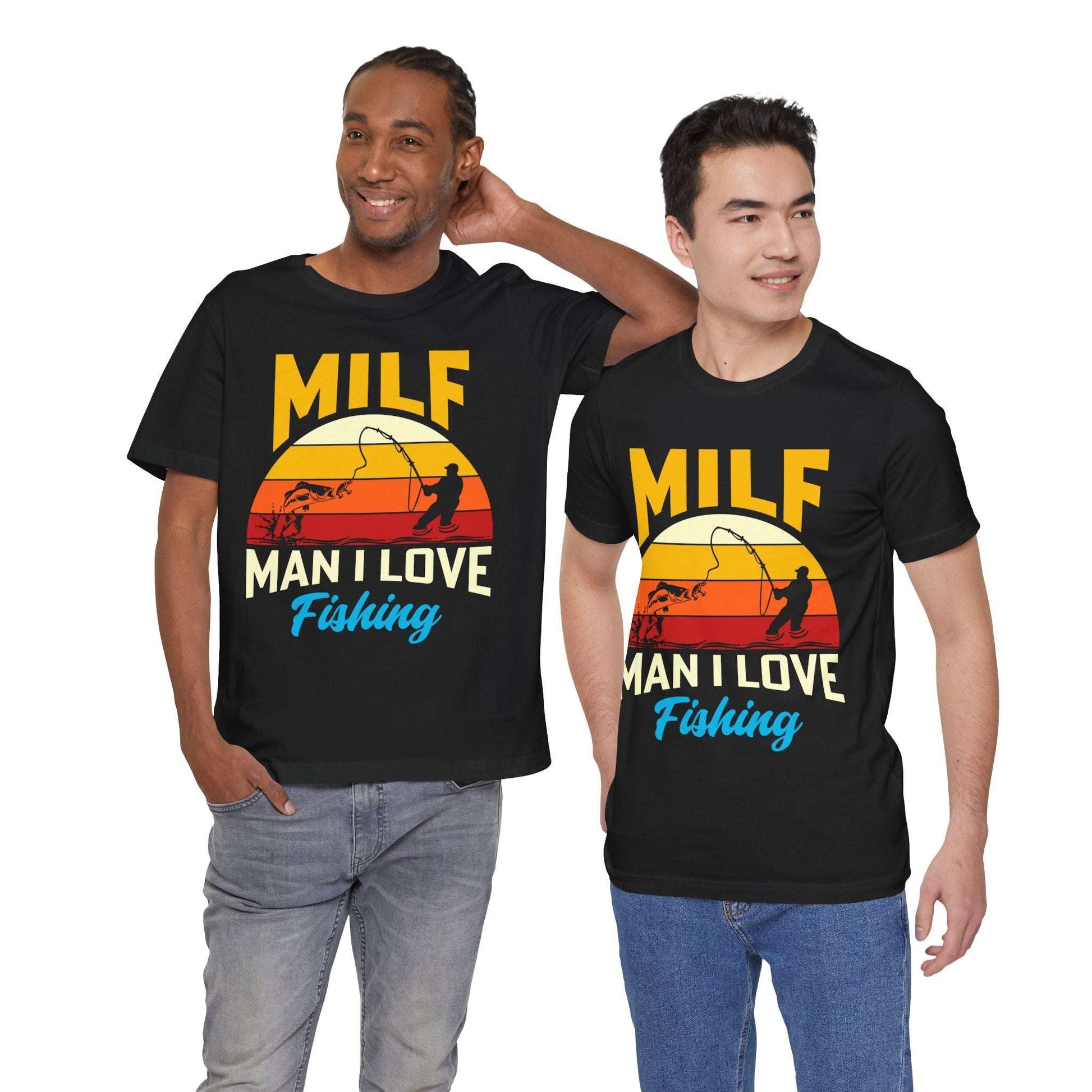 MILF Fishing Unisex Jersey Tee - Fun & Trendy T-Shirt for Fishing Enthusiasts