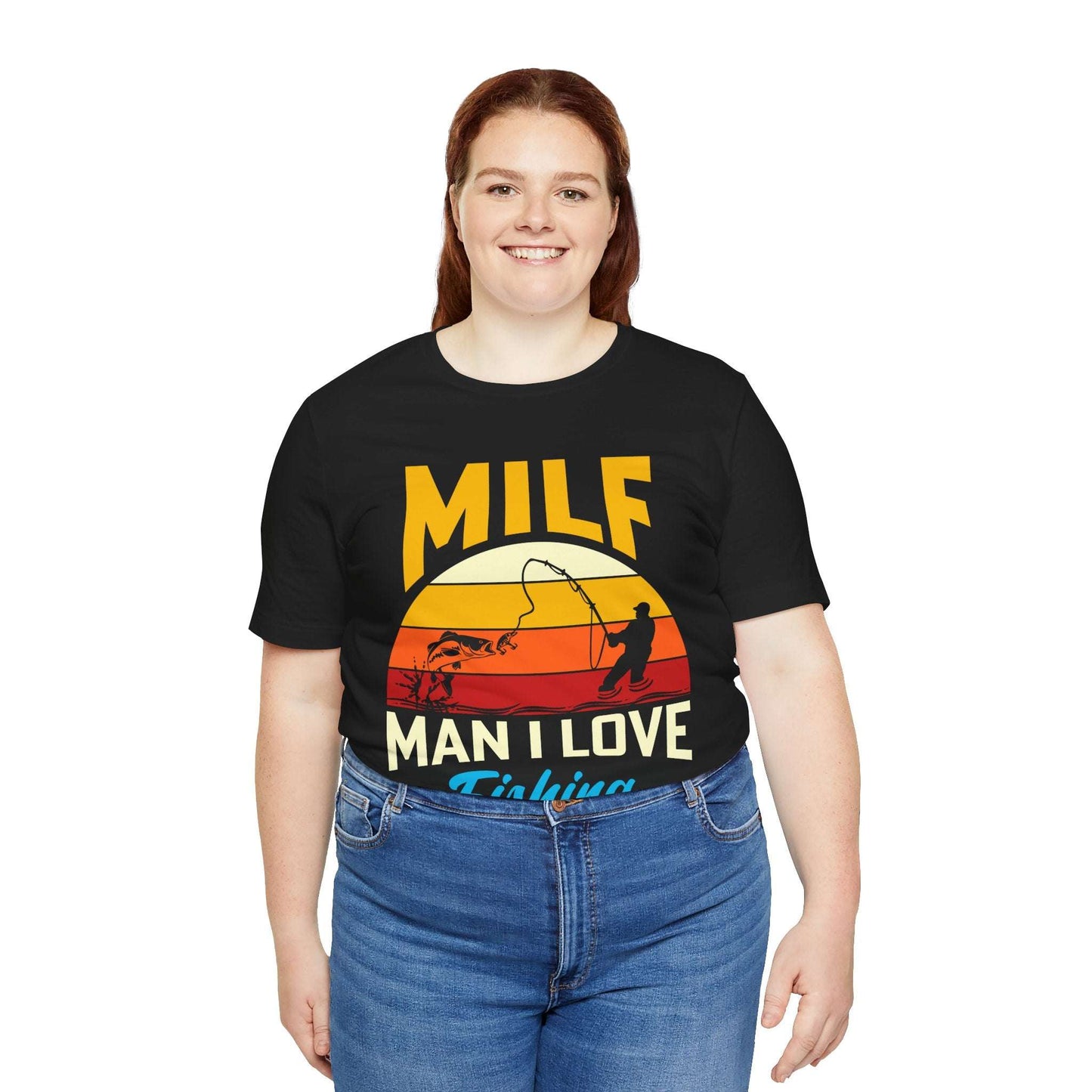 MILF Fishing Unisex Jersey Tee - Fun & Trendy T-Shirt for Fishing Enthusiasts