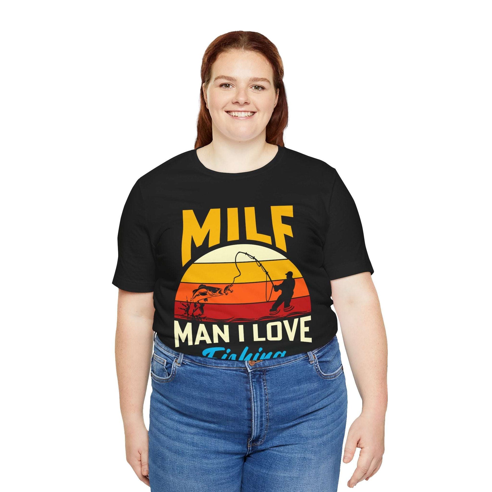 MILF Fishing Unisex Jersey Tee - Fun & Trendy T-Shirt for Fishing Enthusiasts