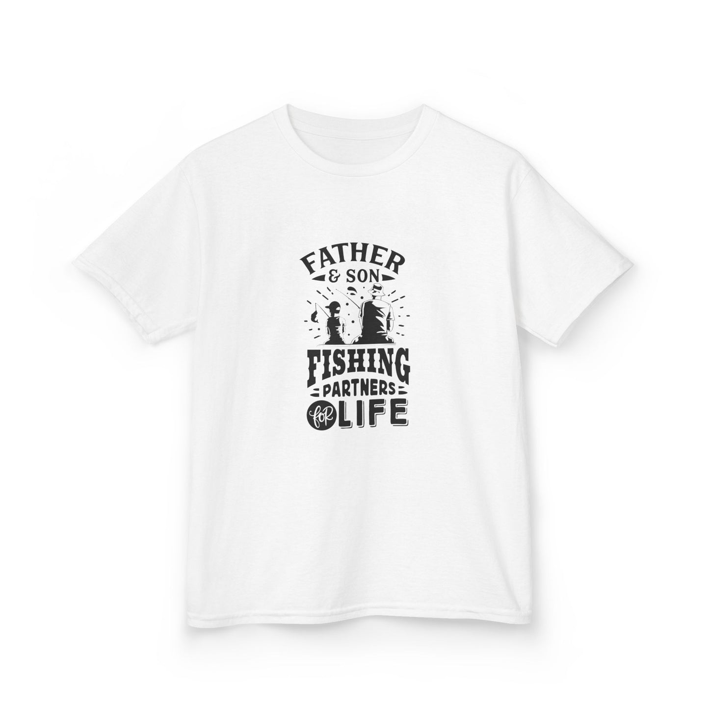 Father & Son Fishing Partners Life Kids Tee