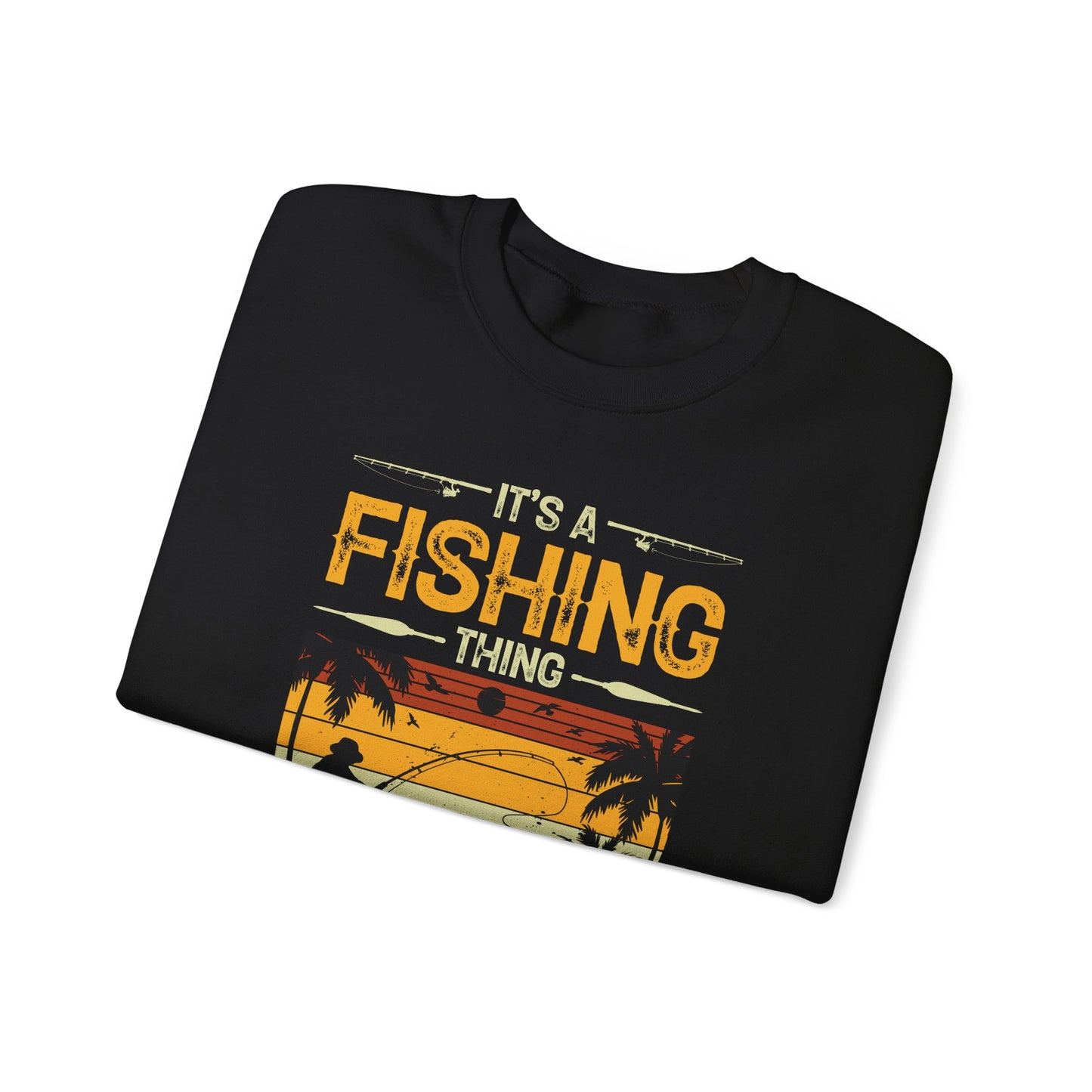Fishing Things Unisex Crewneck Sweatshirt – Perfect for Anglers