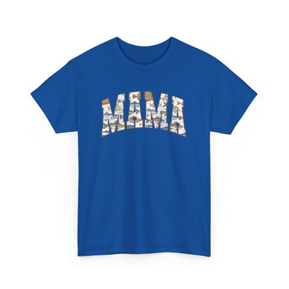 MAMA Fishing Distressed Design - Cool Unisex Heavy Cotton Tee with Casual Comfort for Every Occasion