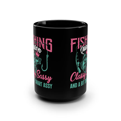 Fishing Queen Mug - Classy, Sassy & a Bit Smart Assy - Perfect Gift for Anglers