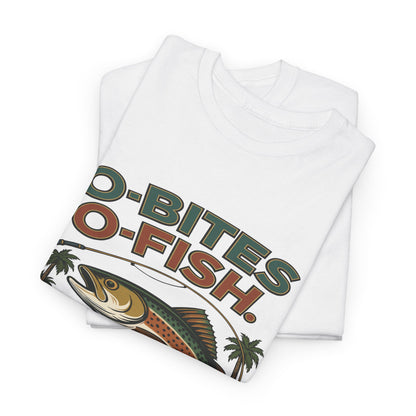 OO7 - O-Bites O-Fish Fishing 7 Hours - Tee - Unisex Heavy Cotton T-Shirt for Outdoor Enthusiasts