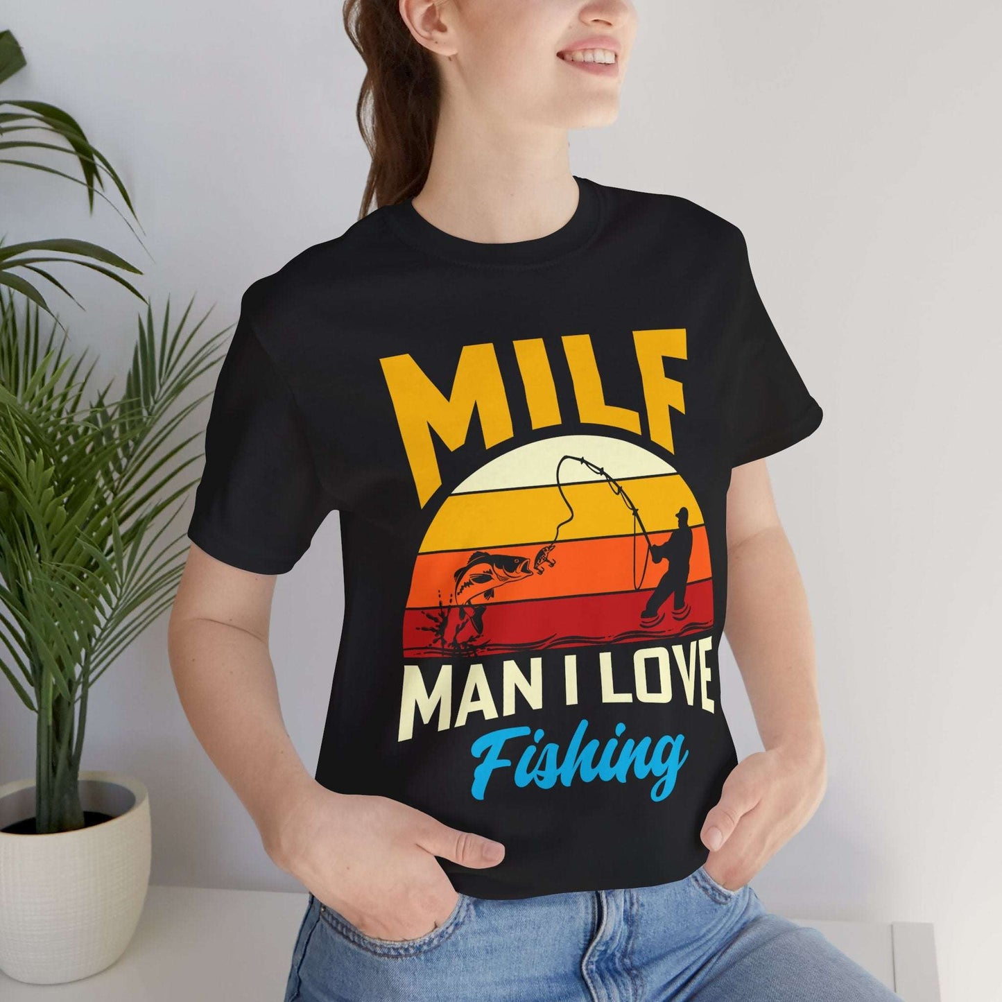 MILF Fishing Unisex Jersey Tee - Fun & Trendy T-Shirt for Fishing Enthusiasts