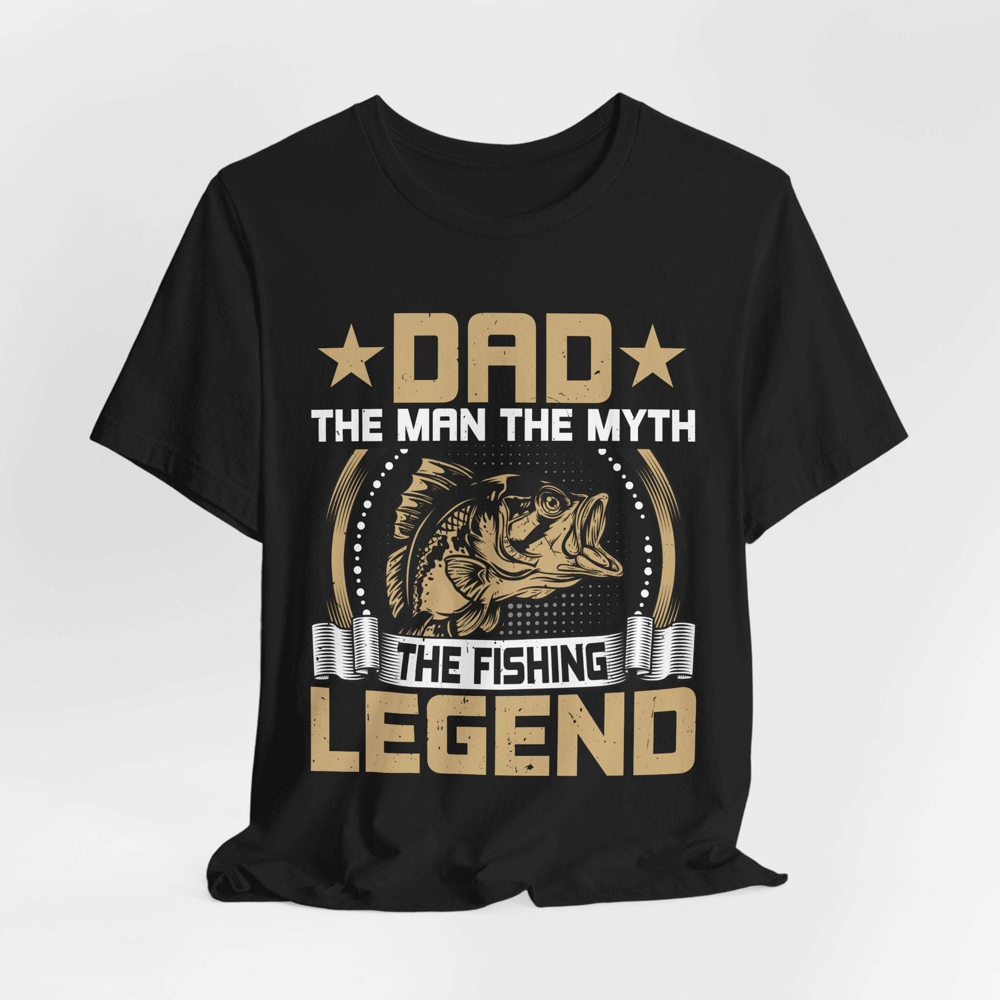 Fishing Legend Dad T-Shirt - Unisex Short Sleeve Tee for Fathers