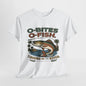 OO7 - O-Bites O-Fish Fishing 7 Hours - Tee - Unisex Heavy Cotton T-Shirt for Outdoor Enthusiasts