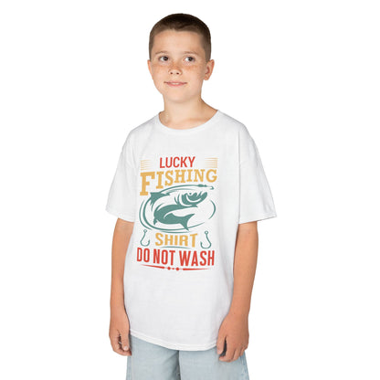 Lucky Fishing Kids Tee - Perfect for Young Anglers & Fishing Enthusiasts