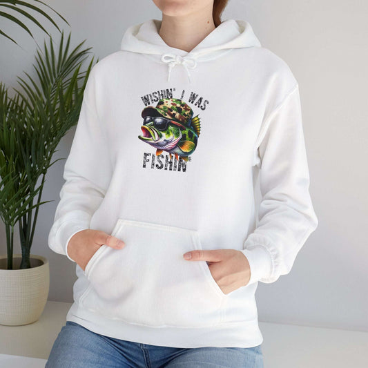 Fishing Vibes Unisex Hoodie - Cool Bass Fish Design