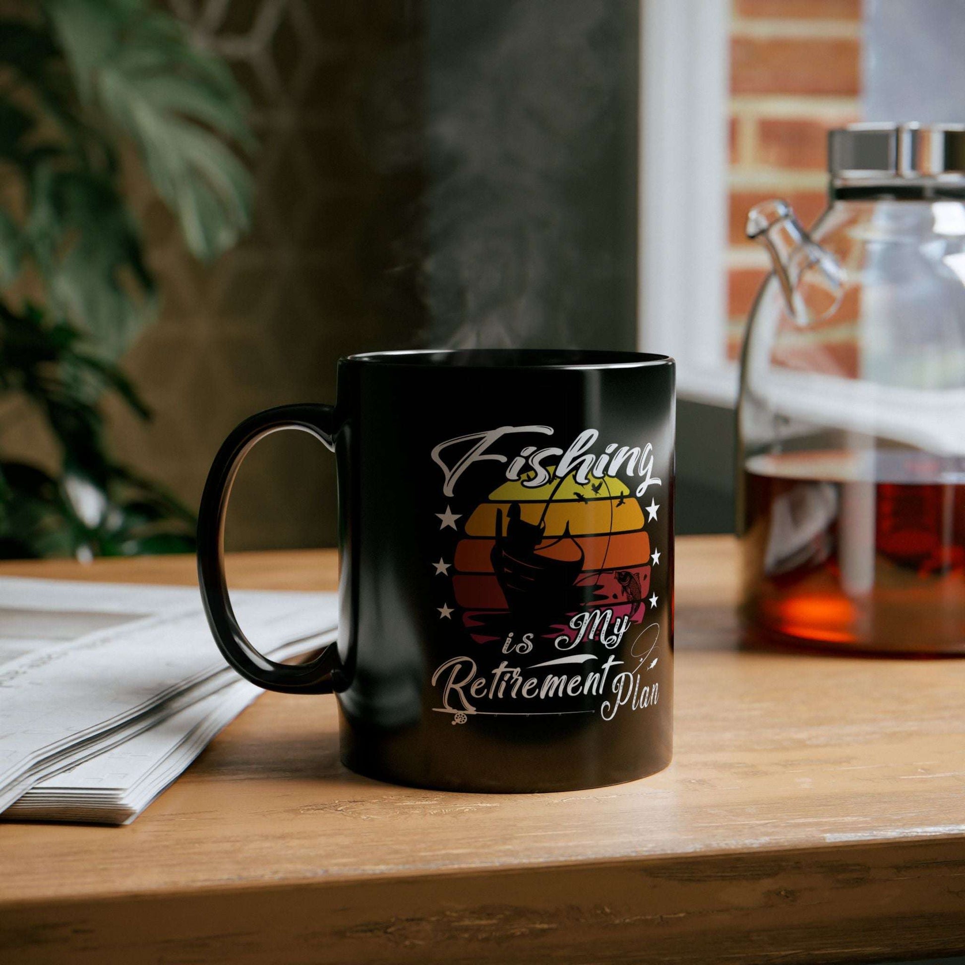 Fishing Retirement Plan Mug - Perfect Gift for Anglers