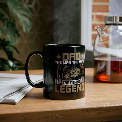 Dad The Man The Myth Fishing Legend Mug - Perfect Gift for Father's Day